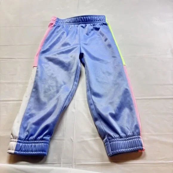 Puma Toddler Girl Matching Set Jacket And Pants Blue/Pink Tracksuit Full zip 3T - Picture 15 of 15